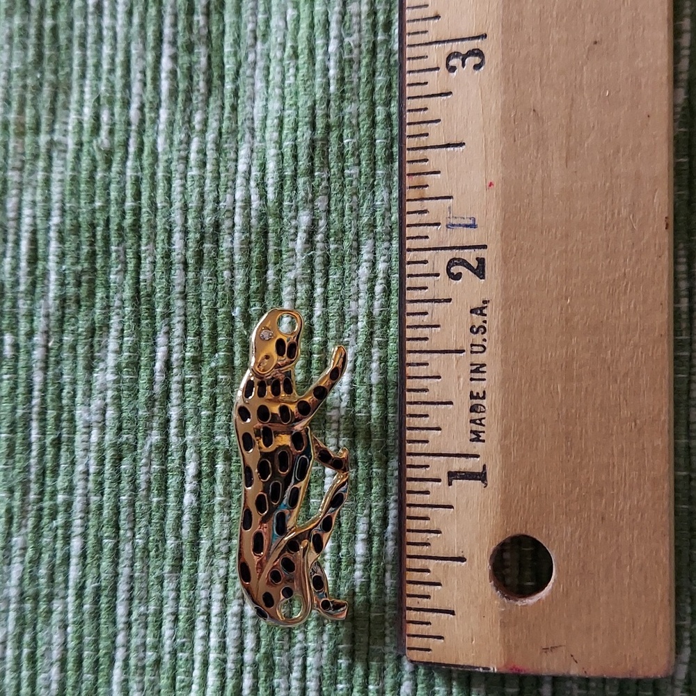 Bold Elegance Cheetah Brooch